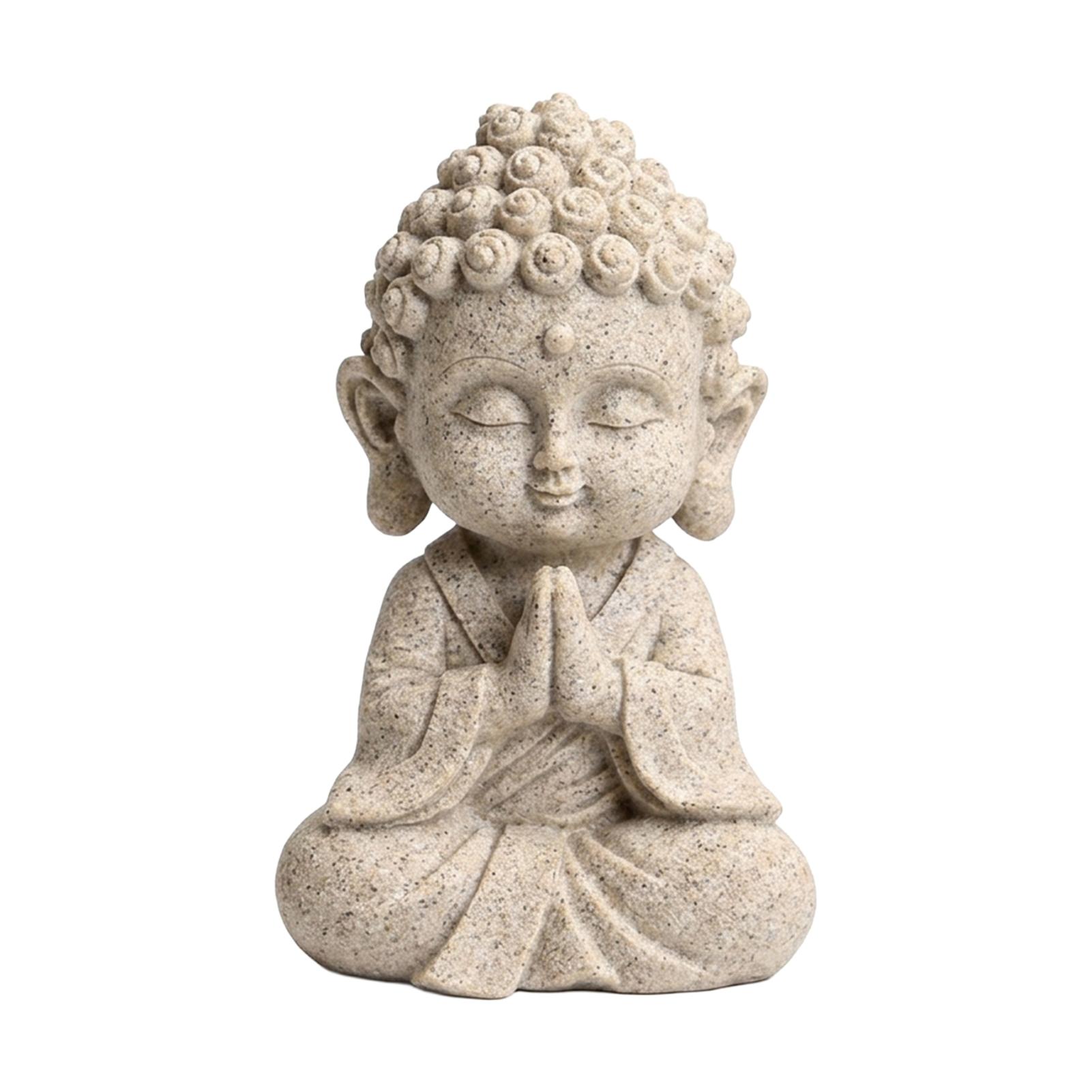 Resin Stone Look Buddha Statue for Outdoor Garden Decoration Meditation Pose Lawn Pot Ornament 16.5X11.5X11CM
Resin Stone Look Buddha Statue for Outdoor Garden Decoration Meditation Pose Lawn Pot Ornament 16.5X11.5X11CM