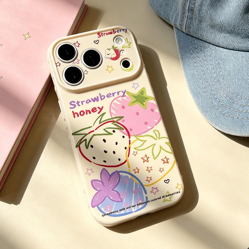 Strawberry Honey Apple iPhone 16/17 Pro Drop-Proof Protective Case for Women iPhone 14 Pro Max
Strawberry Honey Apple iPhone 16/17 Pro Drop-Proof Protective Case for Women iPhone 14 Pro Max