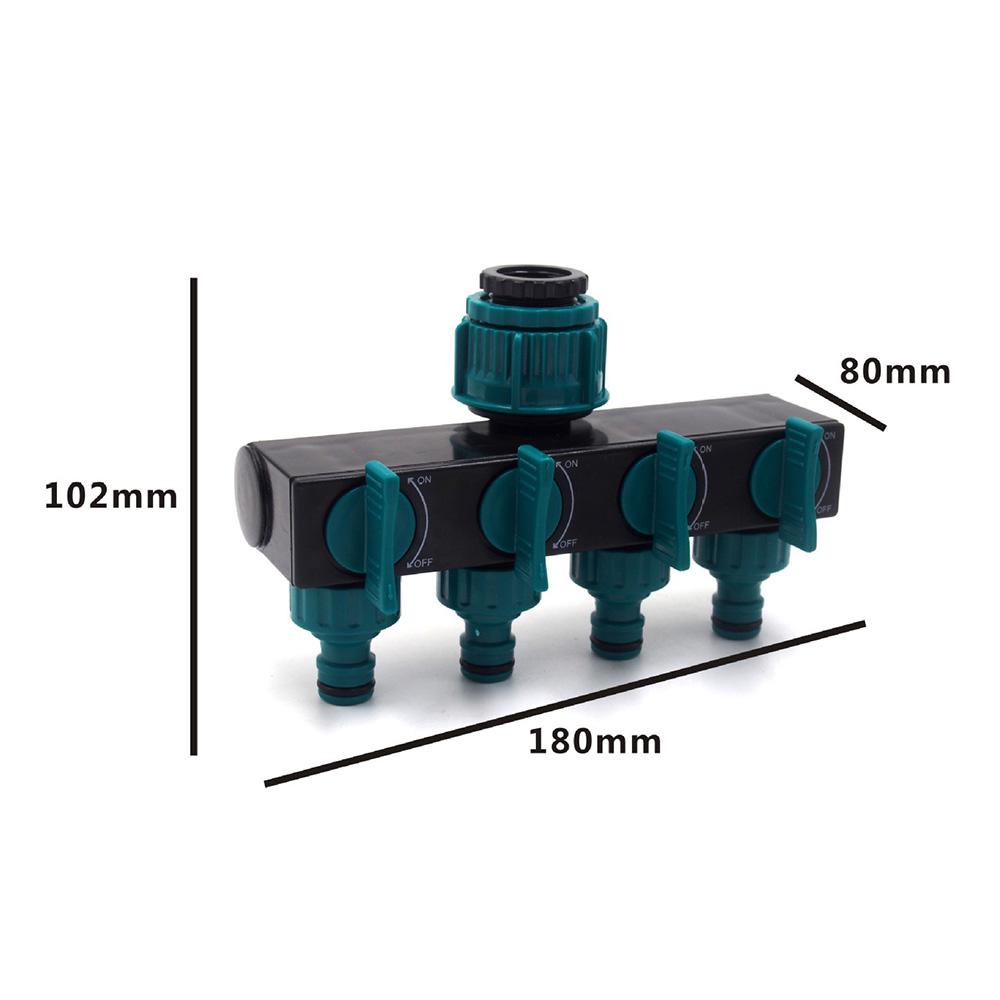 4 Way Hose Splitter, Hose Splitter for Garden 4 Way Shut Off Valve Plastic Hose Nozzles Water Tap Converter Connector Splitter Hose Adapter Garden Irr
4 Way Hose Splitter, Hose Splitter for Garden 4 Way Shut Off Valve Plastic Hose Nozzles Water Tap Converter Connector Splitter Hose Adapter Garden Irr