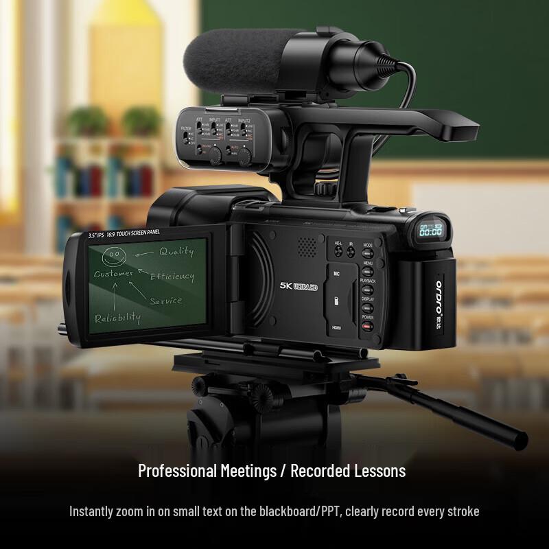 ORDRO XV80 5K Professional Vlogging Camcorder (CN version)
ORDRO XV80 5K Professional Vlogging Camcorder (CN version)
