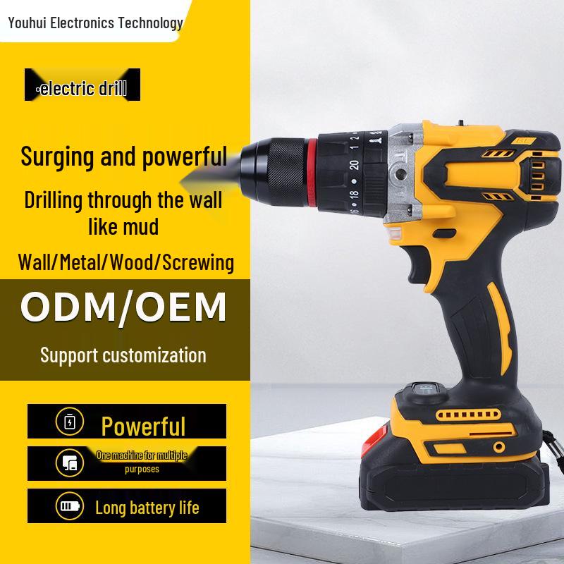 Portable Brushless Lithium Battery Hand Drill & Electric Screwdriver with Two Batteries and Charger Bare Machine
Portable Brushless Lithium Battery Hand Drill & Electric Screwdriver with Two Batteries and Charger Bare Machine
