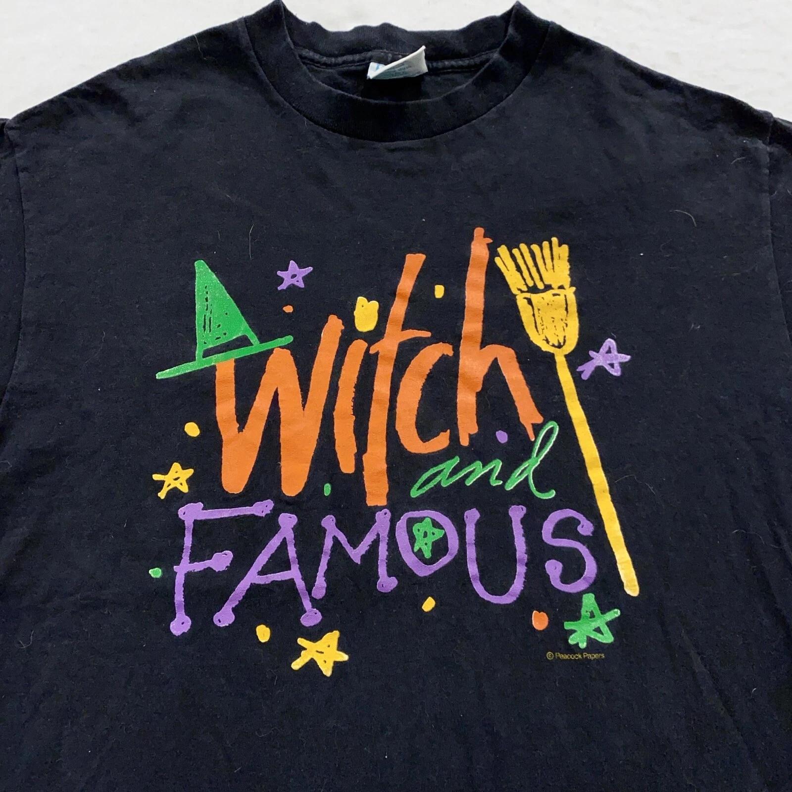 vintage 90s WITCH & FAMOUS T-Shirt MEDIUM/LARGE rich joke halloween soft 4XL
vintage 90s WITCH & FAMOUS T-Shirt MEDIUM/LARGE rich joke halloween soft 4XL