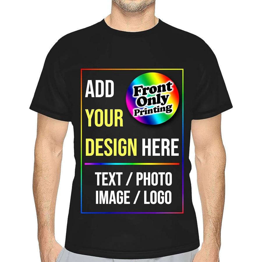 Tencen Custom T-Shirt Personalised Design Your Own Text Image Logo Photo 1 Side Front Only Print Neon XXXXXL різнокольоровий
Tencen Custom T-Shirt Personalised Design Your Own Text Image Logo Photo 1 Side Front Only Print Neon XXXXXL різнокольоровий