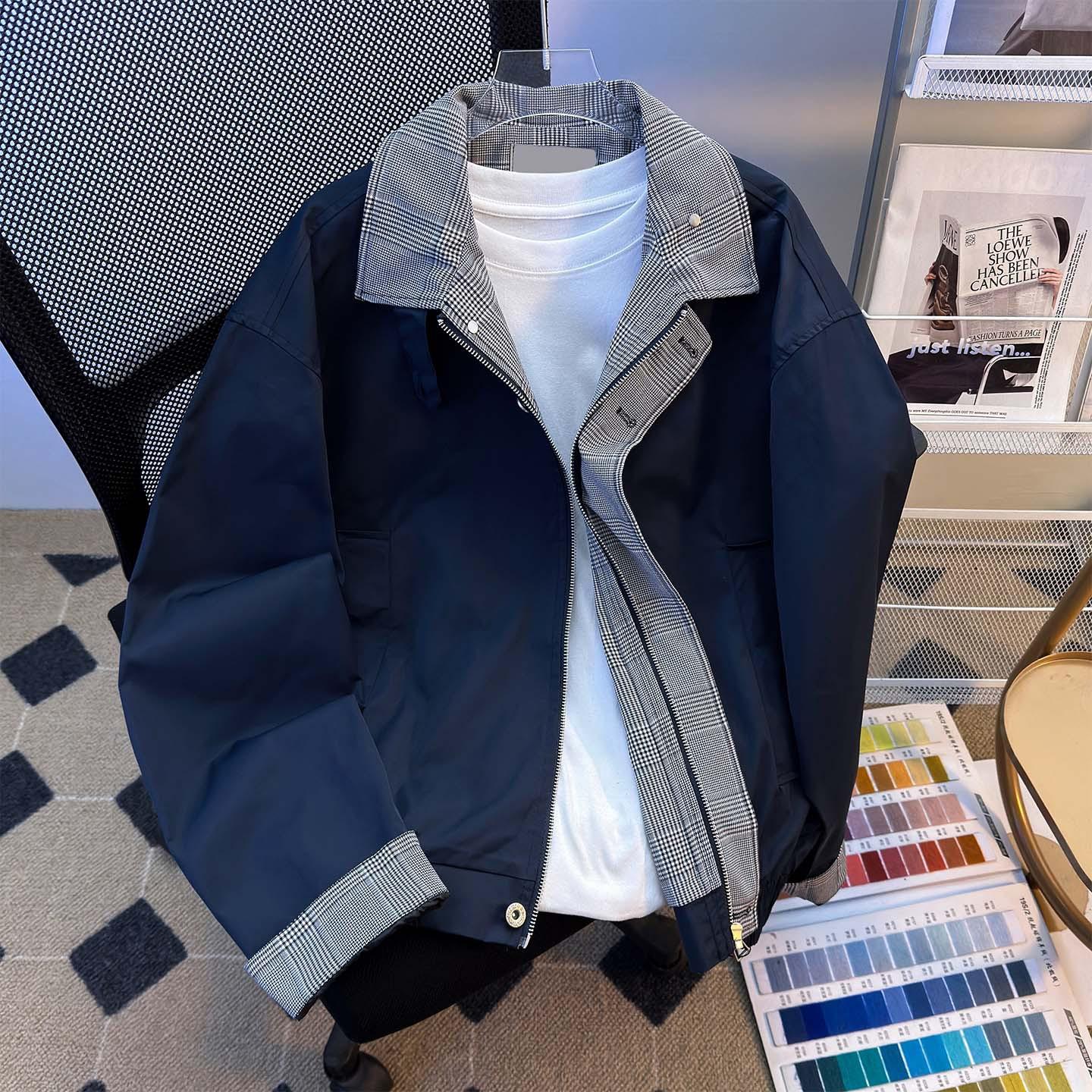 2025 Весенне-осенняя куртка из двух частей в стиле пэчворк, мужская, в стиле ретро, повседневная, трендовая, спортивная, подростковая, свободная куртка 3XL тёмно-синий
2025 Весенне-осенняя куртка из двух частей в стиле пэчворк, мужская, в стиле ретро, повседневная, трендовая, спортивная, подростковая, свободная куртка 3XL тёмно-синий