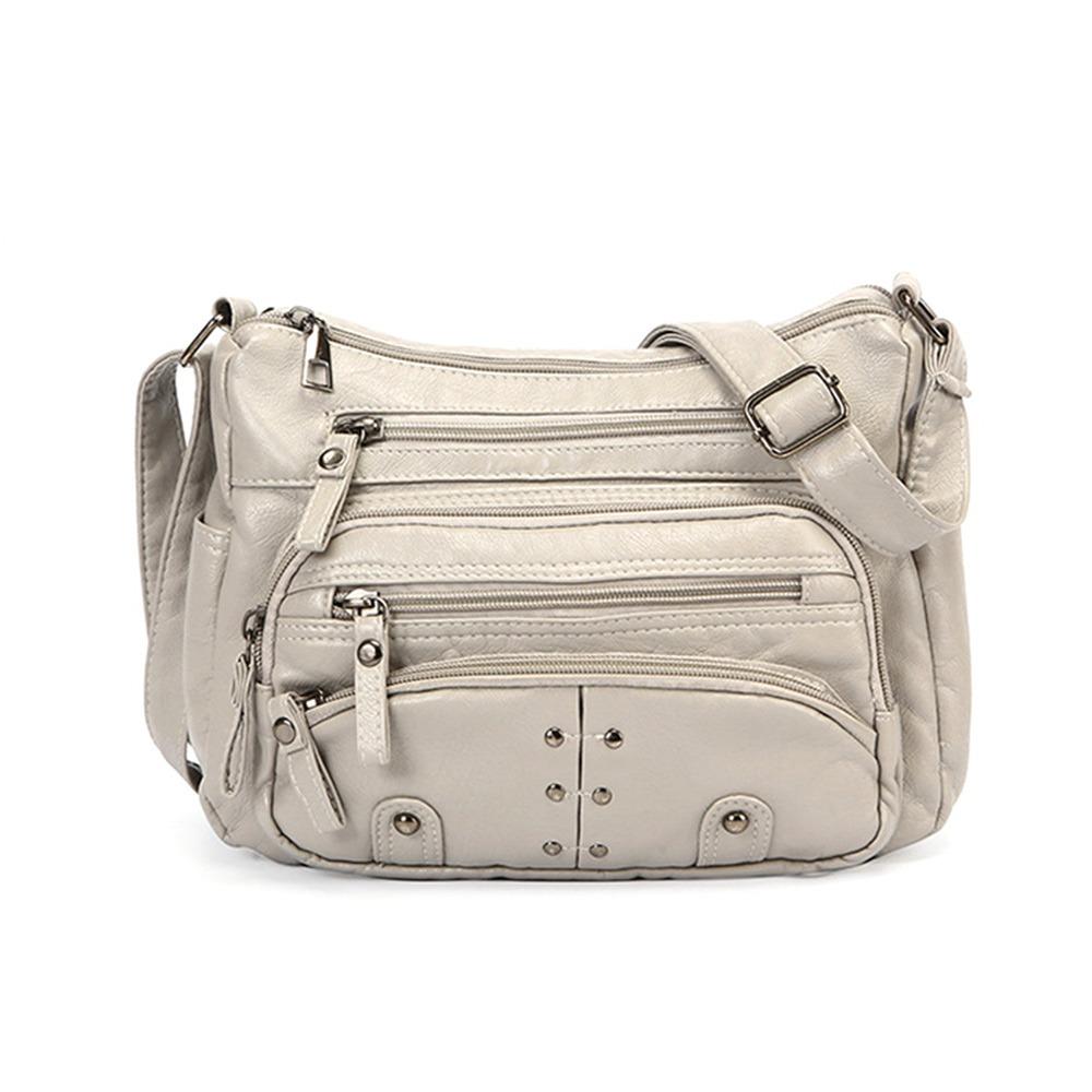 Durable Soft Leather Women s Bags Multi-Layer Pockets Classic Shoulder Bags Crossbody Tote Bag Middle Aged and Elderly сірий
Durable Soft Leather Women s Bags Multi-Layer Pockets Classic Shoulder Bags Crossbody Tote Bag Middle Aged and Elderly сірий