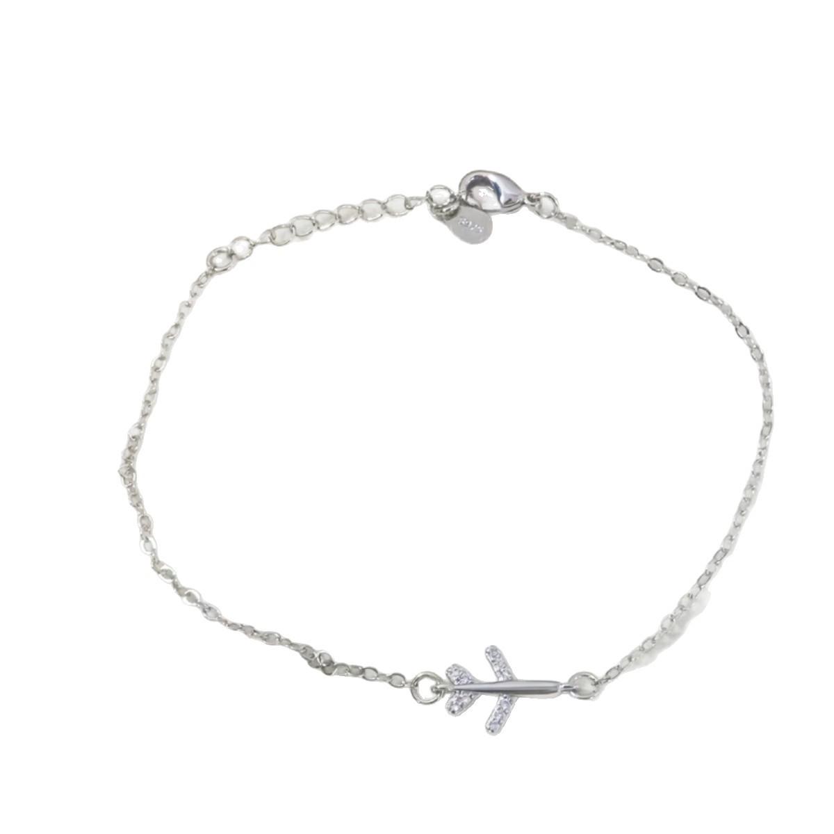 Rhinestone Paper Airplane Friendship Bracelet - Versatile & Stylish for Students
Rhinestone Paper Airplane Friendship Bracelet - Versatile & Stylish for Students
