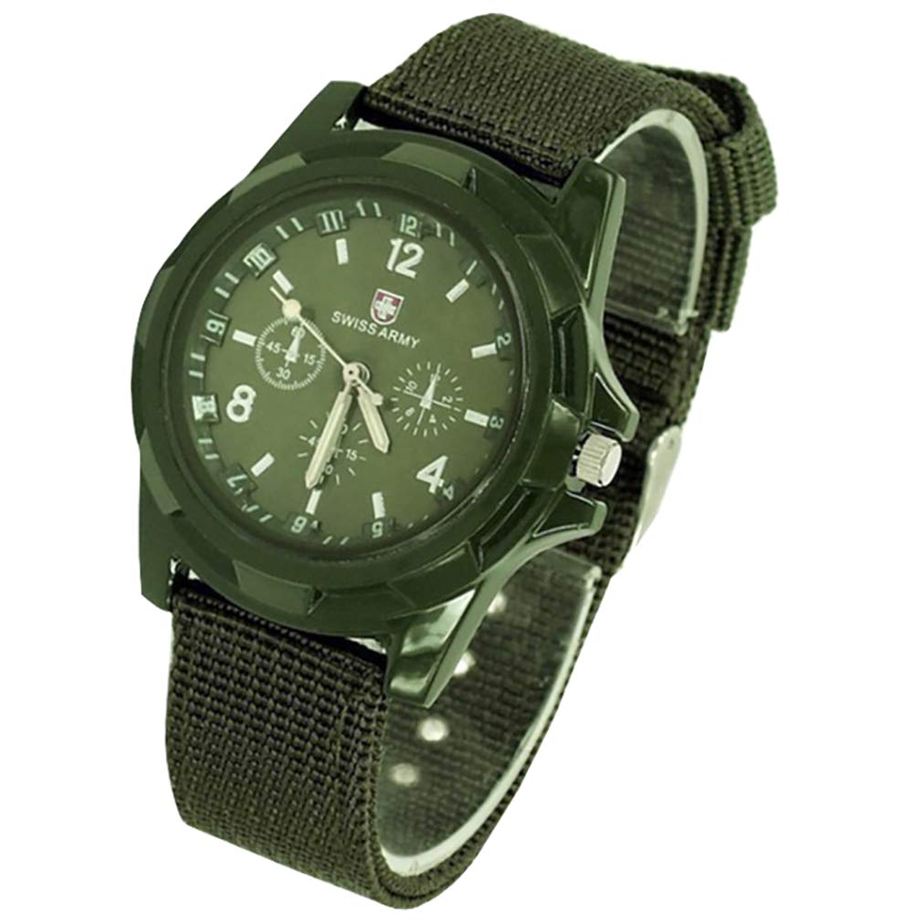 ZooooM Watch Dial Fake Watch Band Hand Style Military Fashion Casual Stylish Analog (Green) ZM-MIRITOKE-GR
ZooooM Watch Dial Fake Watch Band Hand Style Military Fashion Casual Stylish Analog (Green) ZM-MIRITOKE-GR