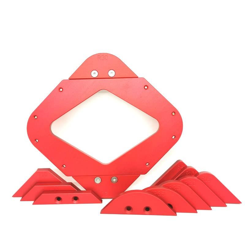 CarAngels Corner Machining Jig Kit Woodpecker Square Jig Trimmer Router Table Bit Corner Jig Machining Template Woodworking Tool R/T (13, Red)
CarAngels Corner Machining Jig Kit Woodpecker Square Jig Trimmer Router Table Bit Corner Jig Machining Template Woodworking Tool R/T (13, Red)