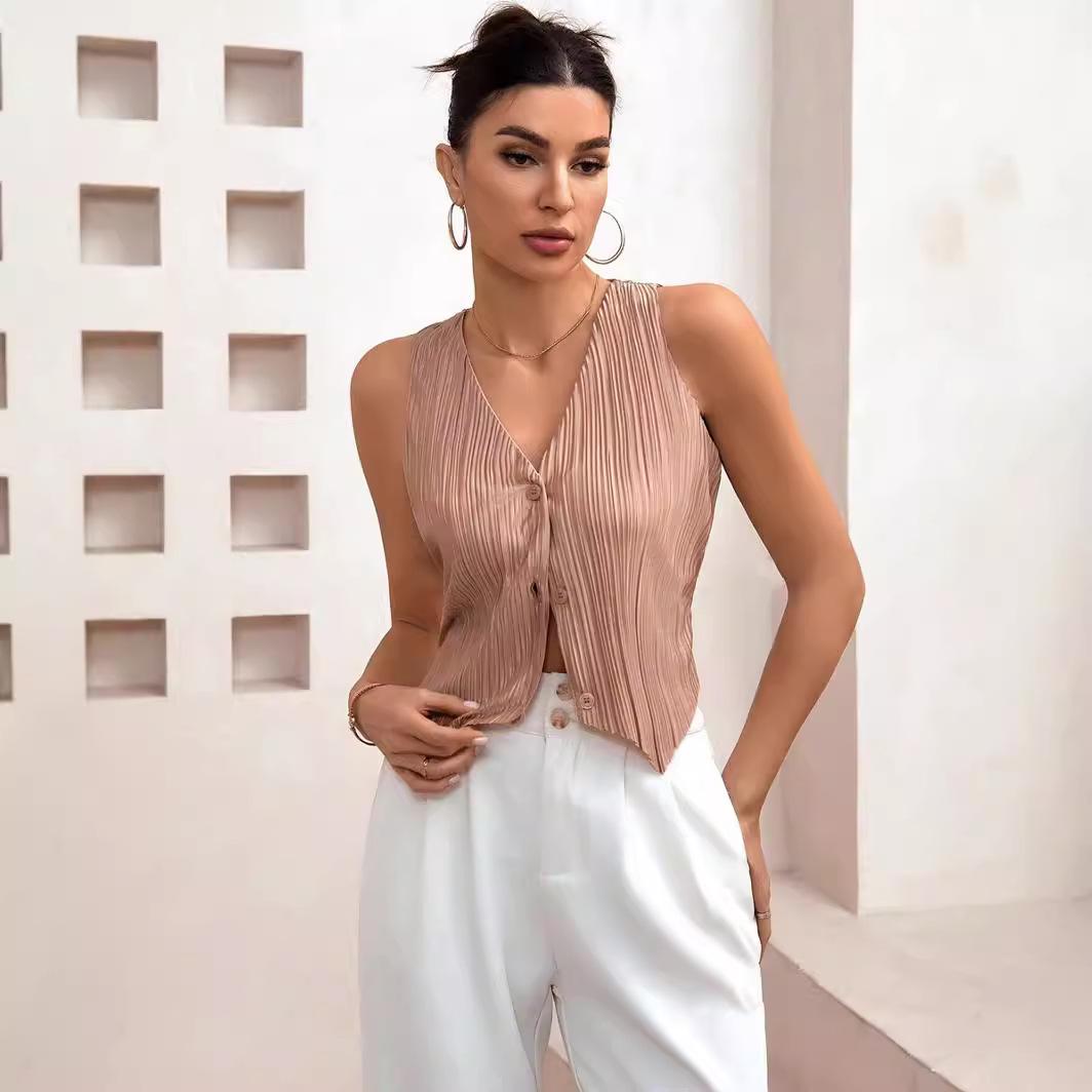 Женский кардиган без рукавов с V-образным вырезом в европейском и американском стиле 2024 года XL телесный
Женский кардиган без рукавов с V-образным вырезом в европейском и американском стиле 2024 года XL телесный