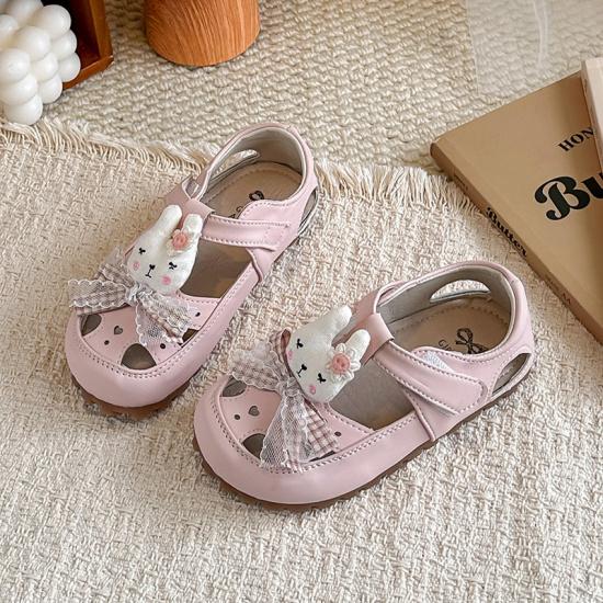 Girls Solid Color Hollow Sandals2026Summer cute bow-tie bunny princess sandals for older children 23-28Code one hand6Double рожевий
Girls Solid Color Hollow Sandals2026Summer cute bow-tie bunny princess sandals for older children 23-28Code one hand6Double рожевий