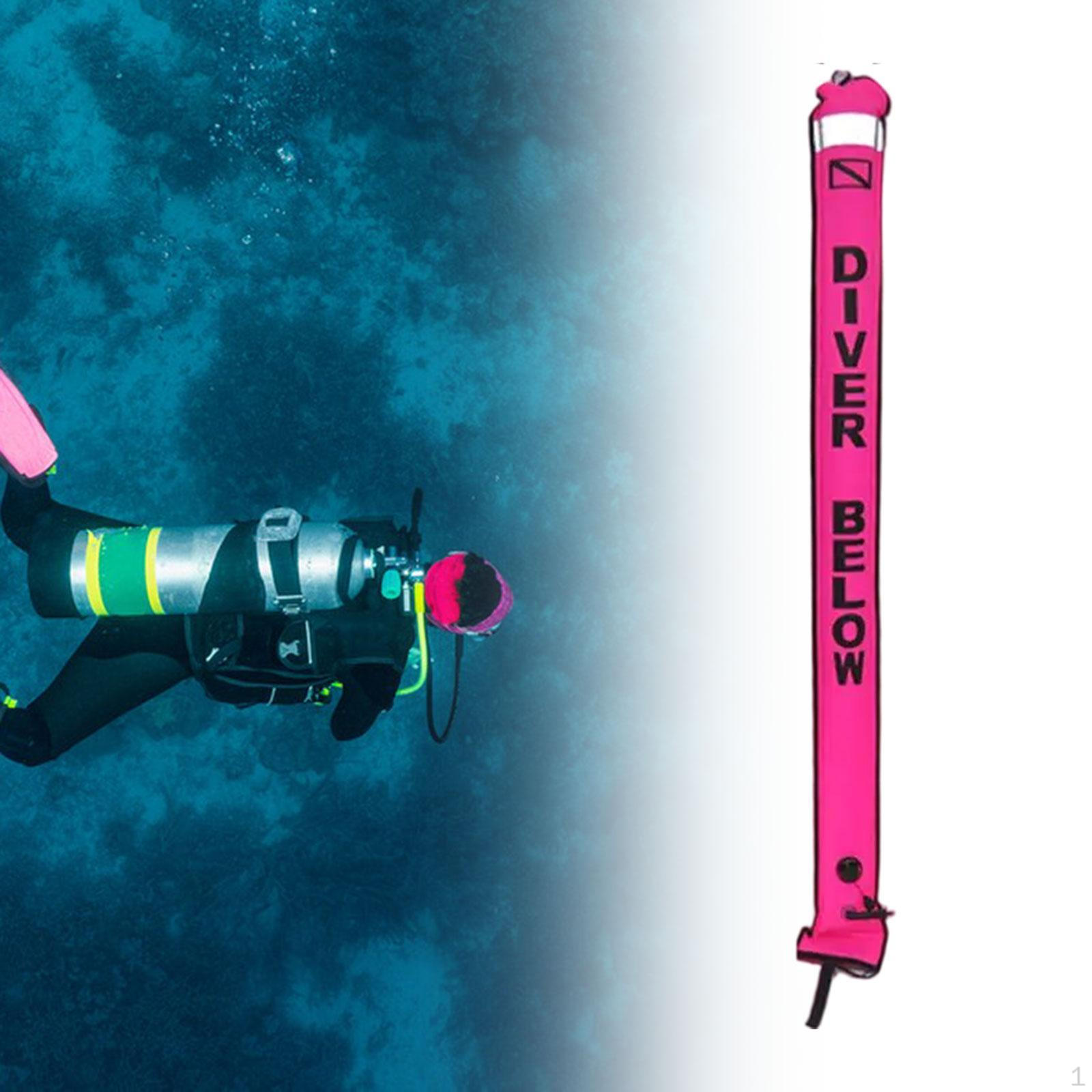 Diving Surface Marker Buoy Inflatable for Underwater Sports Equipment 180cmx15cm рожевий
Diving Surface Marker Buoy Inflatable for Underwater Sports Equipment 180cmx15cm рожевий