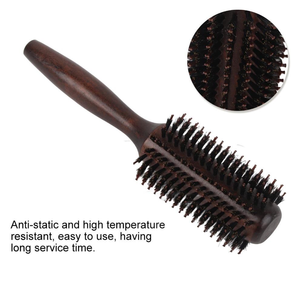 Professional Roller Comb Solid Wood Hairdressing Comb Hair Care Round Comb Women Use
Professional Roller Comb Solid Wood Hairdressing Comb Hair Care Round Comb Women Use