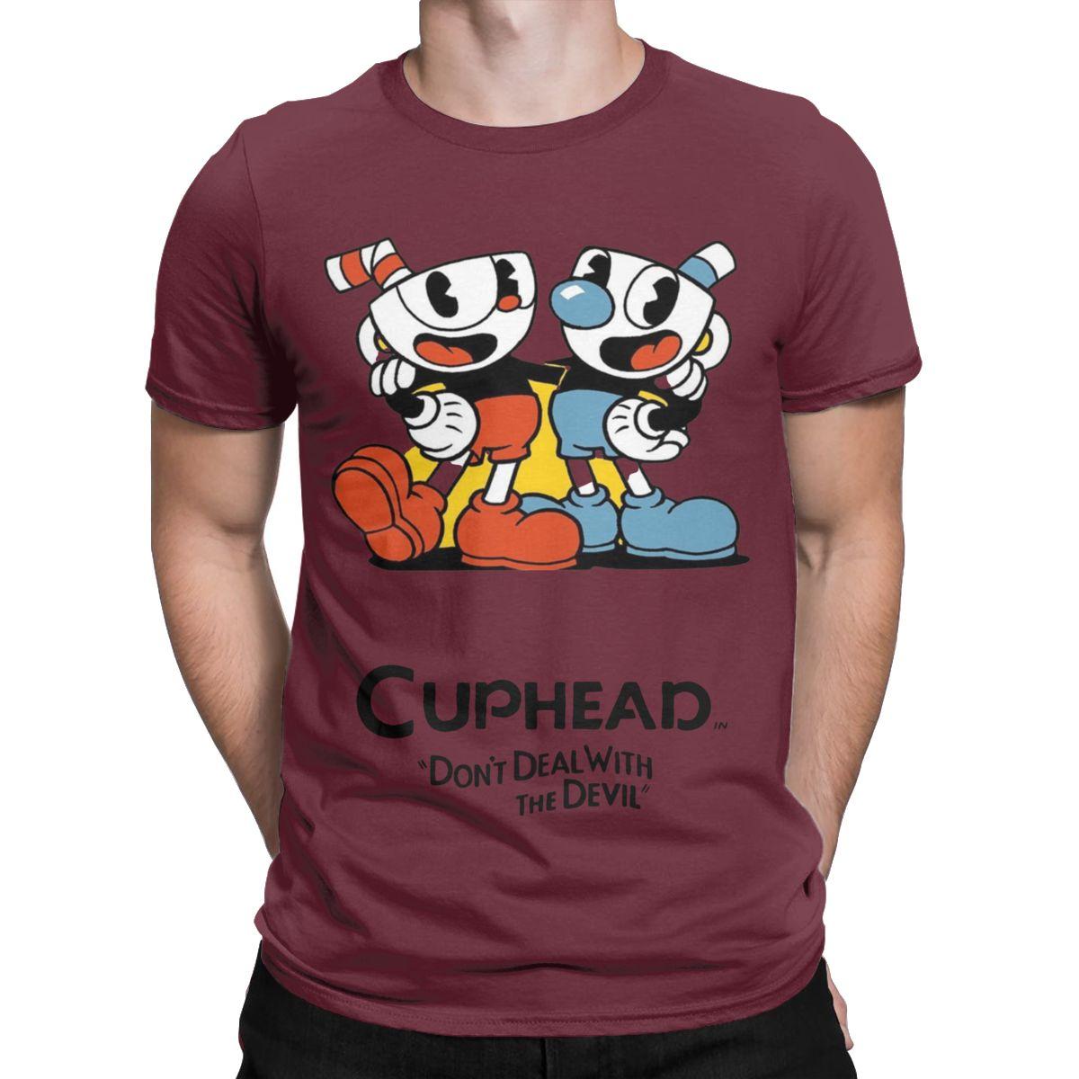 Чоловічі футболки CUPHEAD Don t Deal With Devil Відеоігри Mugman Бавовняний одяг Вінтажні футболки з коротким рукавом з круглим вирізом Принт S
Чоловічі футболки CUPHEAD Don t Deal With Devil Відеоігри Mugman Бавовняний одяг Вінтажні футболки з коротким рукавом з круглим вирізом Принт S