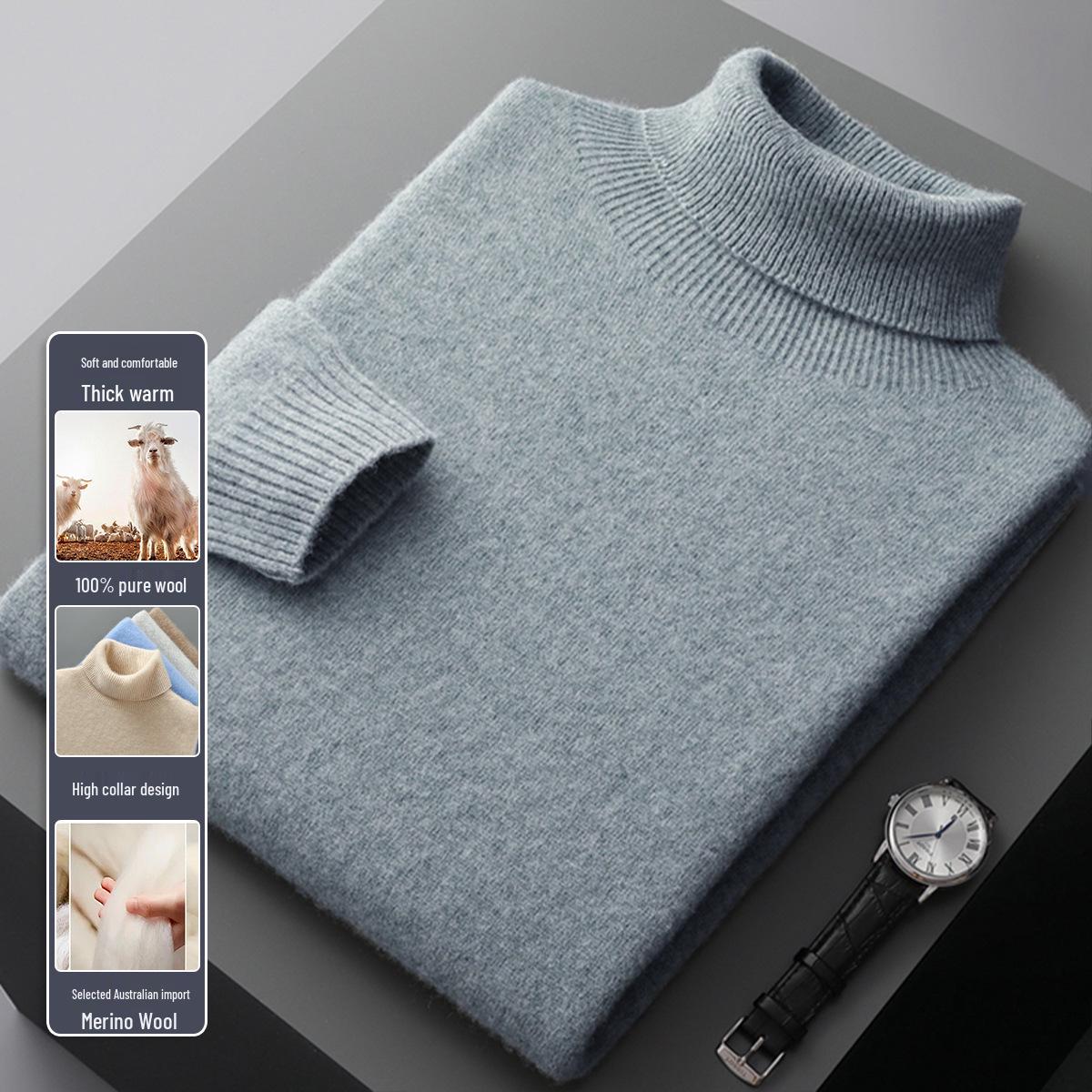 Men s High-Neck 100% Wool Sweater: Long-Sleeve, Loose-Fit, Thick Knit Top for Fall/Winter XXXXL
Men s High-Neck 100% Wool Sweater: Long-Sleeve, Loose-Fit, Thick Knit Top for Fall/Winter XXXXL