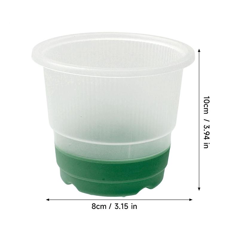 10/1pcs Transparent Nursery Pots for Plants with Silicone Base Reusable Seed Starter Drainage Holes Seeding Cups Starting Pot 1PC темно-зелений колір
10/1pcs Transparent Nursery Pots for Plants with Silicone Base Reusable Seed Starter Drainage Holes Seeding Cups Starting Pot 1PC темно-зелений колір