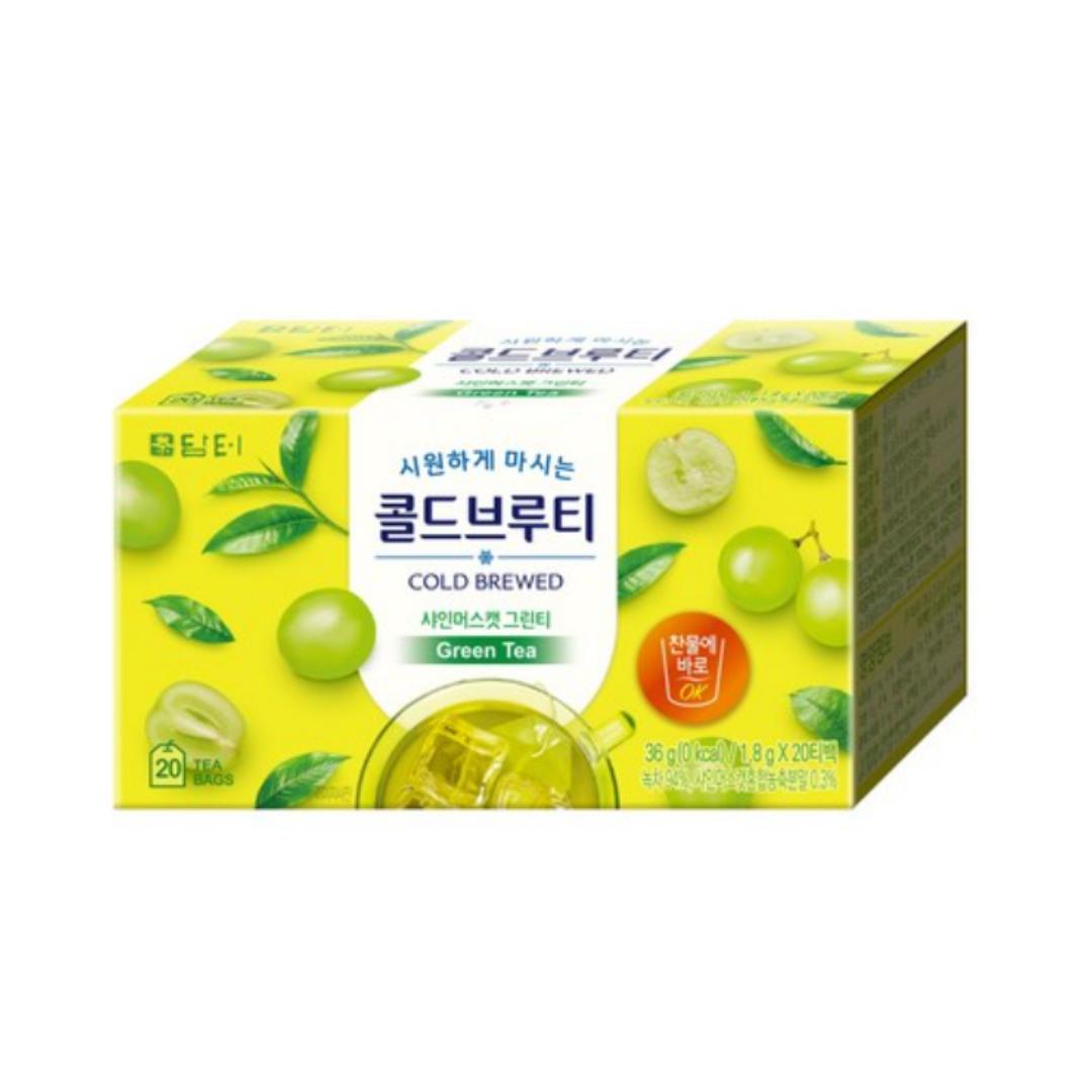 DamTuh Чай холодного заваривания Шин Мускат Зеленый чай (20 палочек) — Освежающий мускатный вкус с ароматом зеленого чая 1 box
DamTuh Чай холодного заваривания Шин Мускат Зеленый чай (20 палочек) — Освежающий мускатный вкус с ароматом зеленого чая 1 box