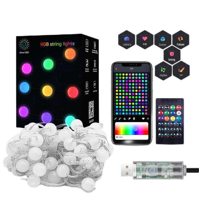 Bluetooth 24-Key Remote Outdoor Colorful Decorative Tent & Eave Light 5m 33 lights белый
Bluetooth 24-Key Remote Outdoor Colorful Decorative Tent & Eave Light 5m 33 lights белый