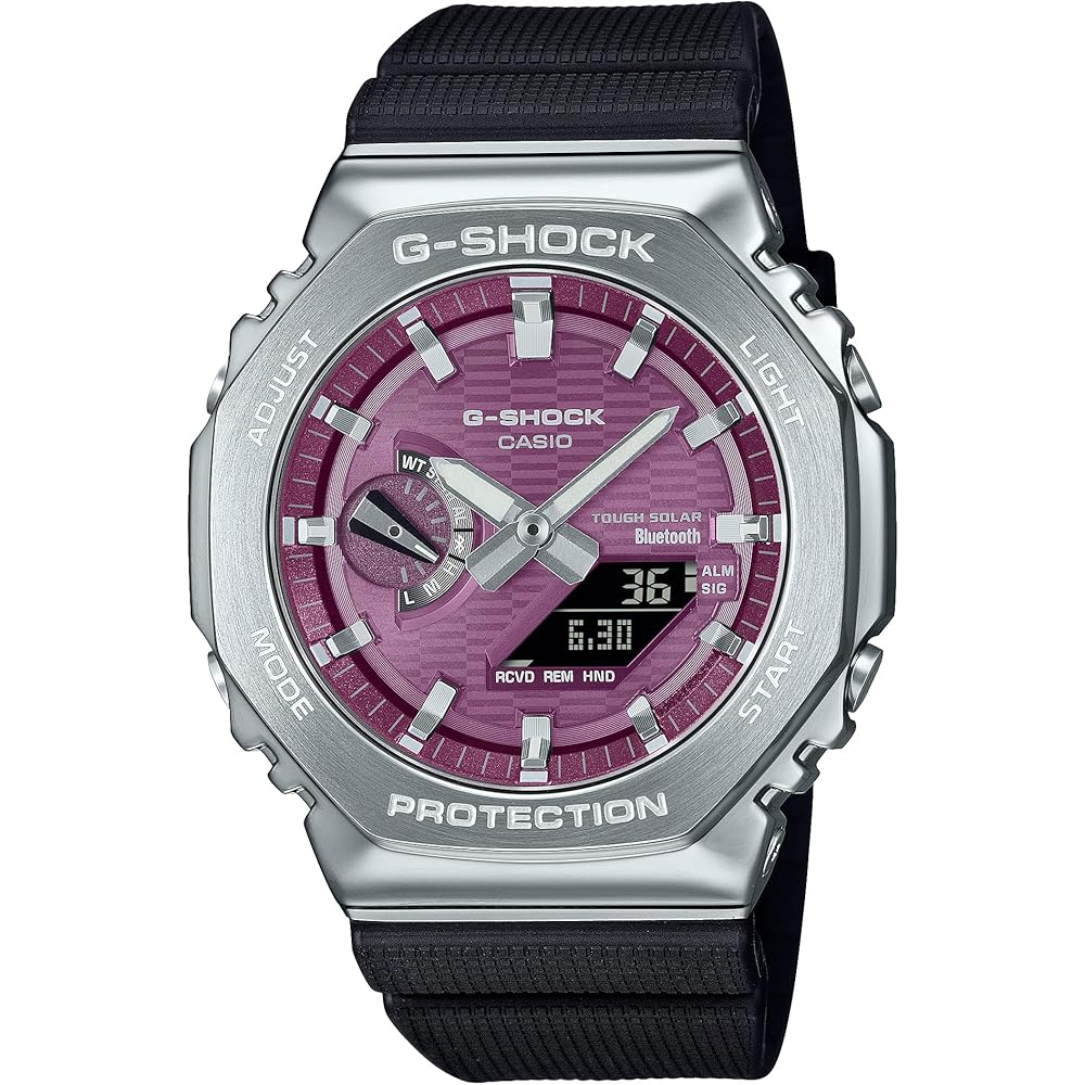 Casio G-Shock GBM-2100A-4BJF Men s Bluetooth Tough Solar Watch Metal Covered Burgundy
Casio G-Shock GBM-2100A-4BJF Men s Bluetooth Tough Solar Watch Metal Covered Burgundy
