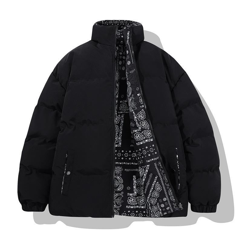 Double-sided Cotton-padded Jacket for Men In Winter, Thickened Stand-up Collar, American Trendy Brand Ins Handsome Cotton-padded Jacket, Winter Warm 4XL
Double-sided Cotton-padded Jacket for Men In Winter, Thickened Stand-up Collar, American Trendy Brand Ins Handsome Cotton-padded Jacket, Winter Warm 4XL