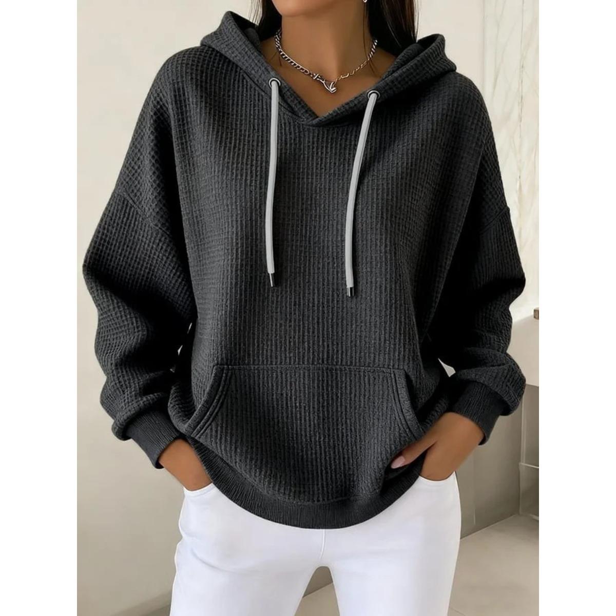Women s Autumn and Winter Waffle Hoodie, Women s Casual Sports Loose Sweatshirt 5XL 5XL чорний
Women s Autumn and Winter Waffle Hoodie, Women s Casual Sports Loose Sweatshirt 5XL 5XL чорний