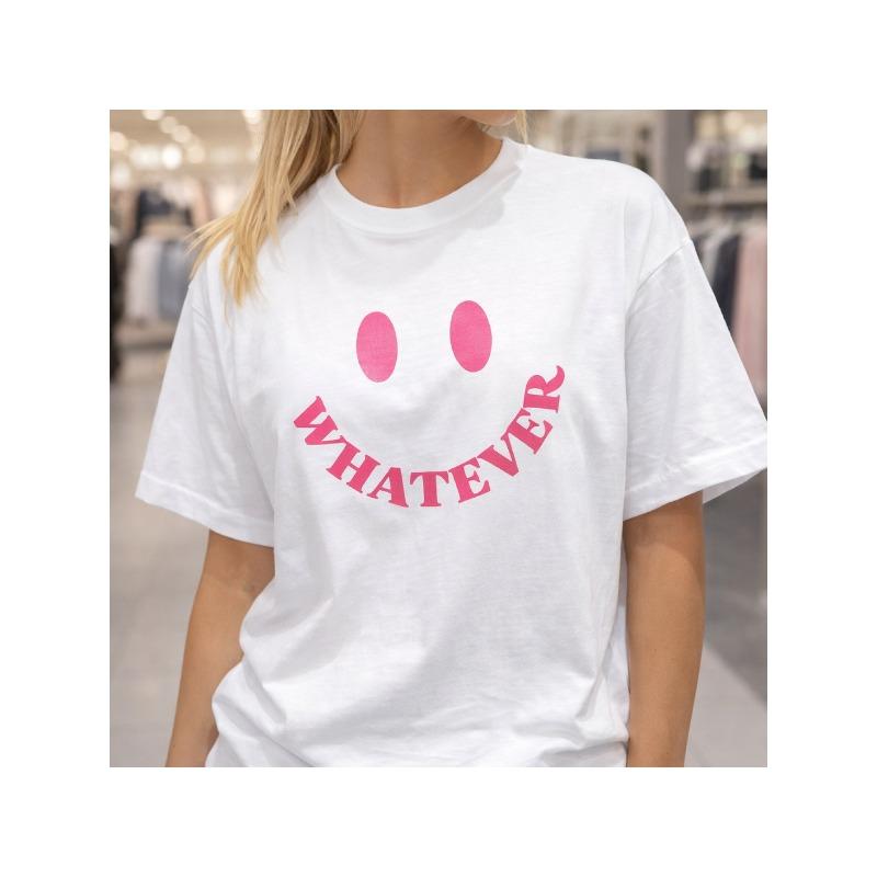 1pc Plus Size Women S T-Shirt With Pink Smile Graphic | White, Crew Neck, Casual Style, Suitable For Everyday Wear, Birthday, Halloween Gifts, S белый
1pc Plus Size Women S T-Shirt With Pink Smile Graphic | White, Crew Neck, Casual Style, Suitable For Everyday Wear, Birthday, Halloween Gifts, S белый