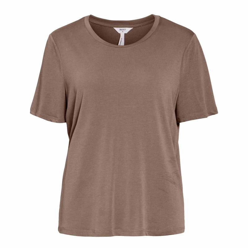 Женская коричневая футболка обычного кроя Jannie OBJECT
Женская коричневая футболка обычного кроя Jannie OBJECT