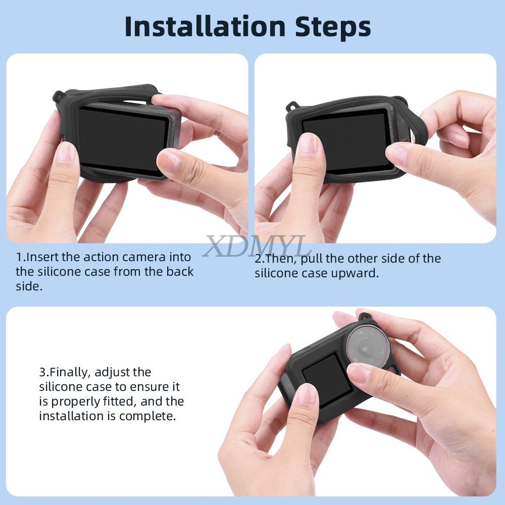 Silicone Protective Case Anti-Lost Lanyard For DJI Action 5 Pro/Action 4/3 Lens Cap Full Protector Cover Camera Accessories чёрный
Silicone Protective Case Anti-Lost Lanyard For DJI Action 5 Pro/Action 4/3 Lens Cap Full Protector Cover Camera Accessories чёрный