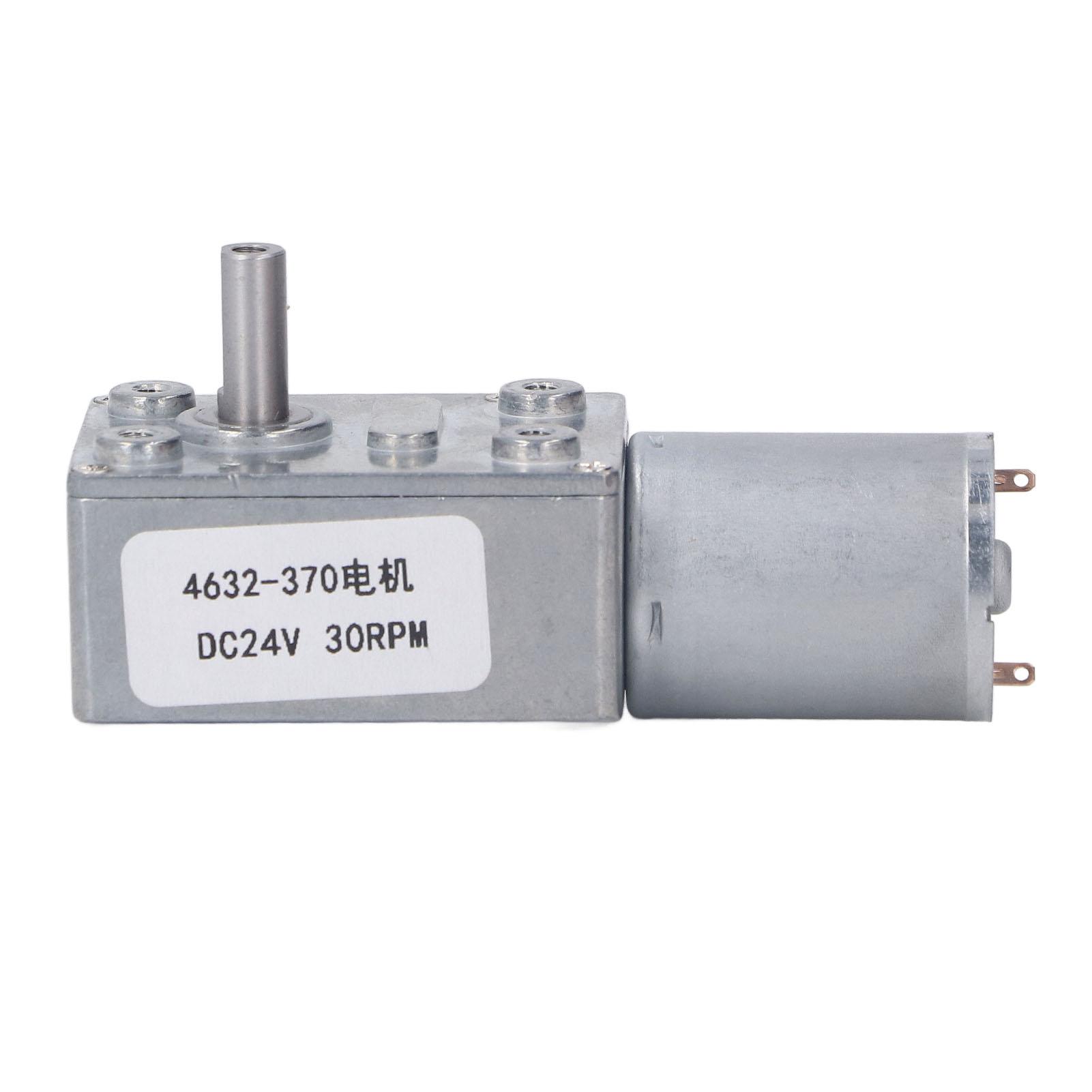 DC Geared Motor CW CCW Rotation Self Locking Speed Reduction Turbine Worm Gear Motor DC24V 30RPM
DC Geared Motor CW CCW Rotation Self Locking Speed Reduction Turbine Worm Gear Motor DC24V 30RPM