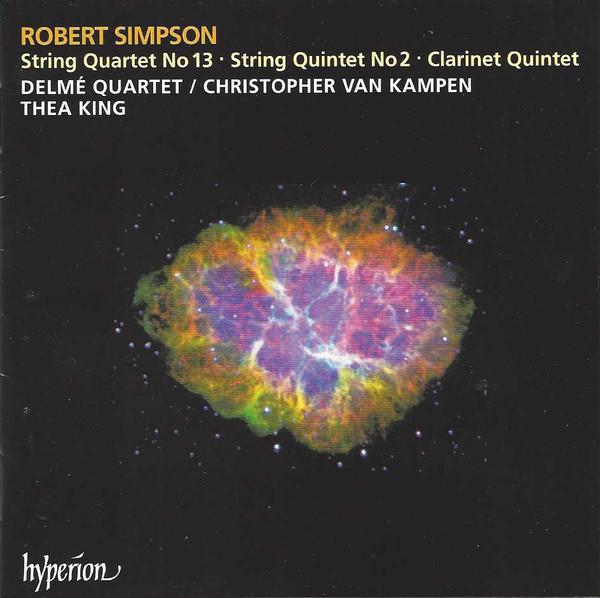 CD DELMÉ QT; ROBERT SIMPSON - String Quartets 13 & 2 / Clarinet Q CDA66905 Hyperion 1997 Japan Classical Used
CD DELMÉ QT; ROBERT SIMPSON - String Quartets 13 & 2 / Clarinet Q CDA66905 Hyperion 1997 Japan Classical Used
