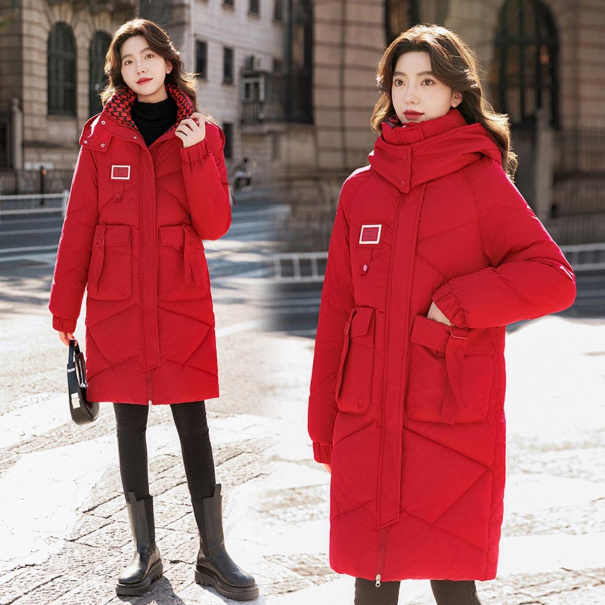 Женская пуховая куртка новая осень и зима 2025 хлопковая куртка средней длины до колена корейская одежда с утолщенной курткой XXL бордовый
Женская пуховая куртка новая осень и зима 2025 хлопковая куртка средней длины до колена корейская одежда с утолщенной курткой XXL бордовый
