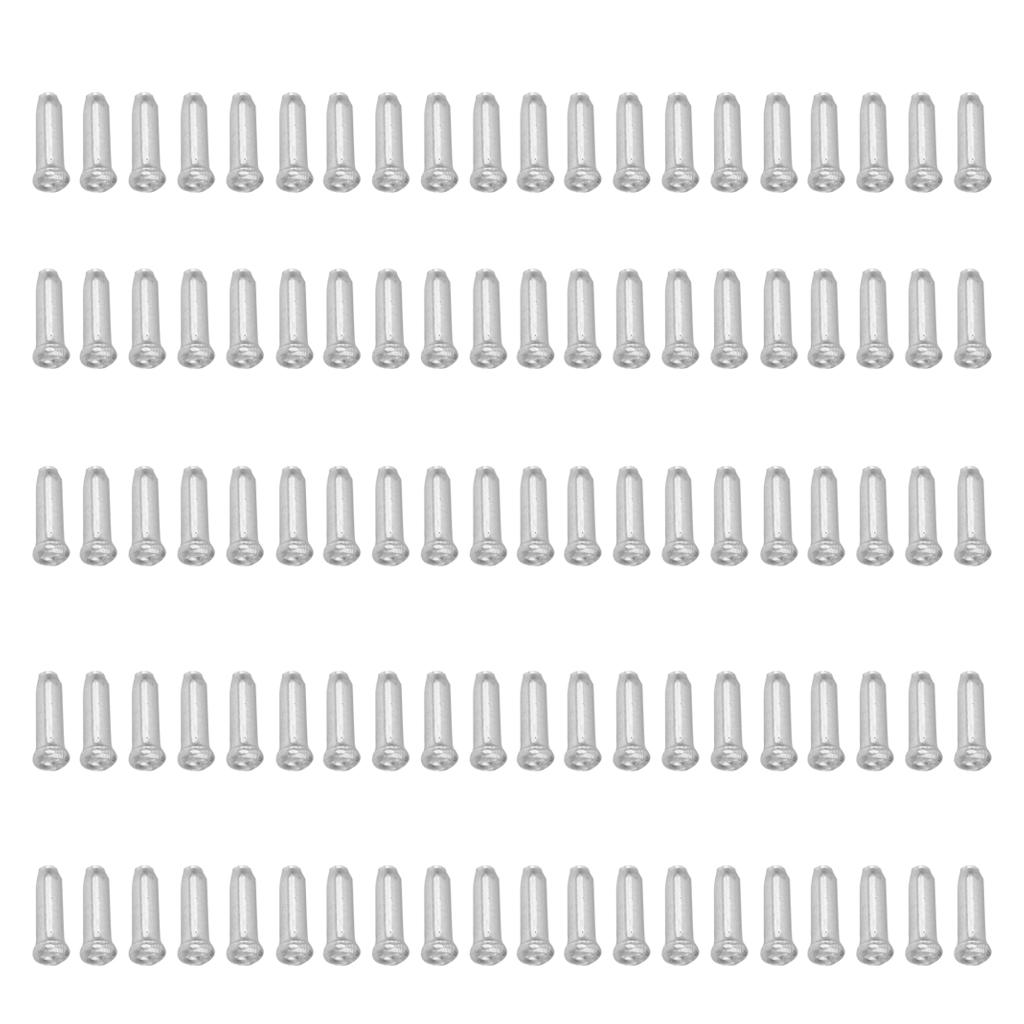 Brake Cable End Cap Aluminum Crimp Tips Universal for Bicycle Brake Gear Cables Bike Cable Arrangement 100 Pieces срібний
Brake Cable End Cap Aluminum Crimp Tips Universal for Bicycle Brake Gear Cables Bike Cable Arrangement 100 Pieces срібний