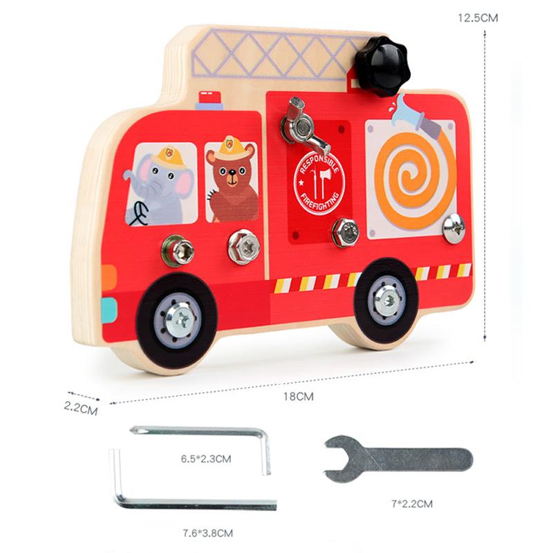 Montessori Wooden LED Light Busy Board Sensory Toy Baby Simulation Nut Screw Tool Kids Fine Motor Skills Educational Travel Toy
Montessori Wooden LED Light Busy Board Sensory Toy Baby Simulation Nut Screw Tool Kids Fine Motor Skills Educational Travel Toy