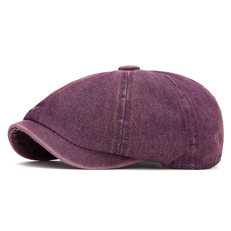 Denim Newsboy Cap Male British Vintage Beret Octagonal Cap Paintsman Cap фіолетовий
Denim Newsboy Cap Male British Vintage Beret Octagonal Cap Paintsman Cap фіолетовий