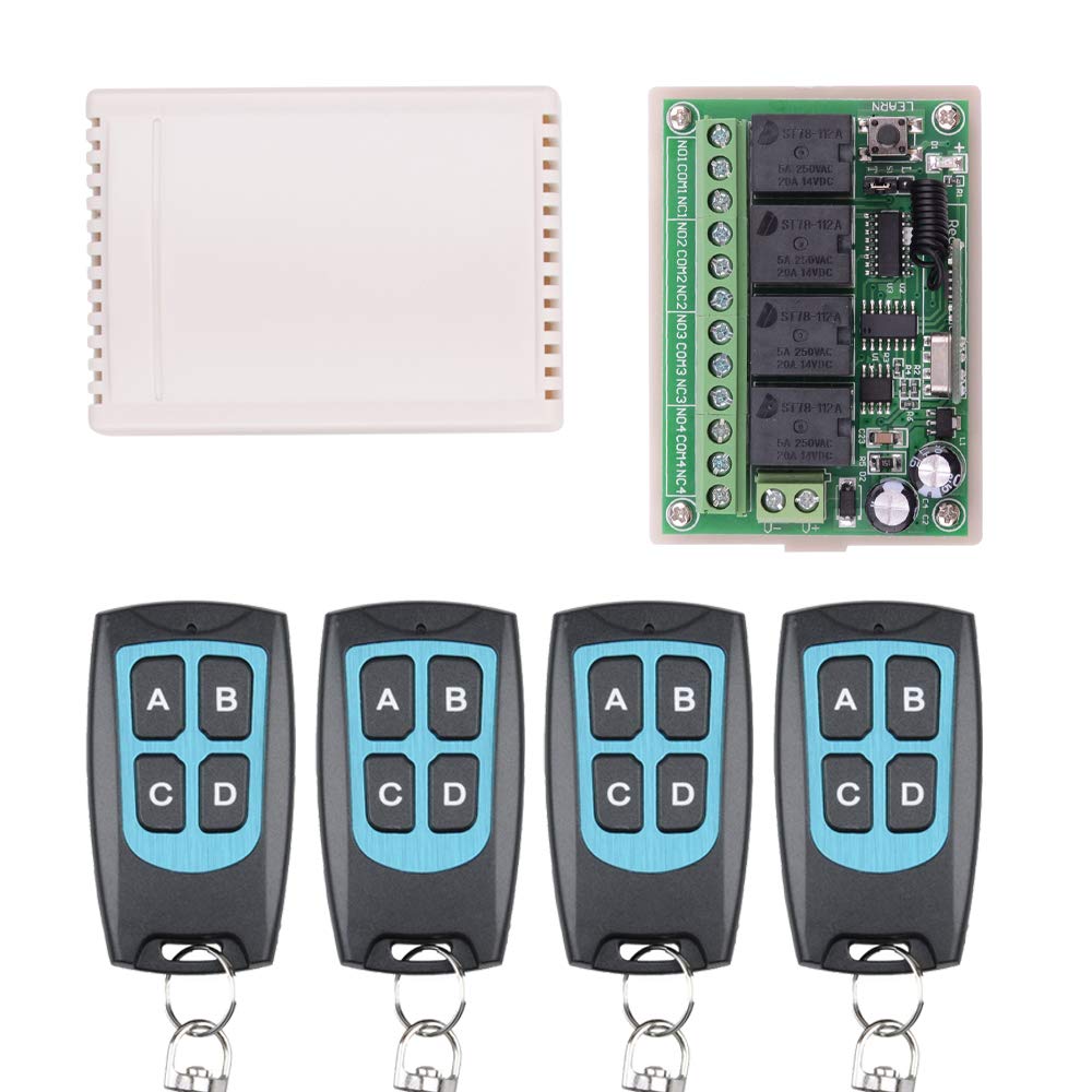 Беспроводное реле радиочастотного управления DC 12V 10A Универсальный 315 МГц Переключатель реле с дистанционным управлением для DIY дома Передатчики и 1 переключатель, 4-канальные двигатели,
Беспроводное реле радиочастотного управления DC 12V 10A Универсальный 315 МГц Переключатель реле с дистанционным управлением для DIY дома Передатчики и 1 переключатель, 4-канальные двигатели,