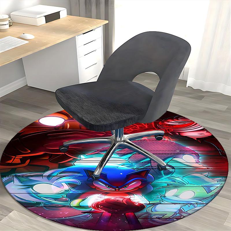 1pc Sonic the Hedgehog Anime Cartoon Design Round Carpet - Office Chair Mat, Non-Slip Rug for Home Decor, Living Room, Bedroom, Game Room, Dormitory, 80cm by 80cm
1pc Sonic the Hedgehog Anime Cartoon Design Round Carpet - Office Chair Mat, Non-Slip Rug for Home Decor, Living Room, Bedroom, Game Room, Dormitory, 80cm by 80cm