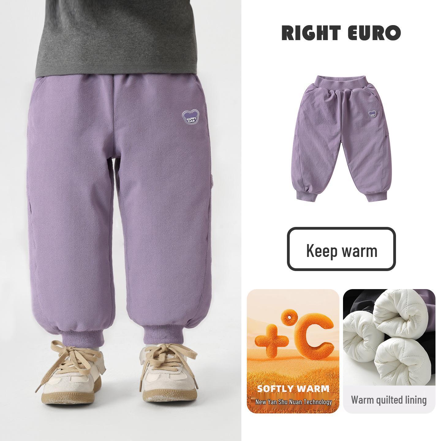 2025 European Boys Padded Cotton Pants: Warm Woven Trousers for Toddlers & Children - New Autumn/Winter Collection 110cm фіолетовий
2025 European Boys Padded Cotton Pants: Warm Woven Trousers for Toddlers & Children - New Autumn/Winter Collection 110cm фіолетовий