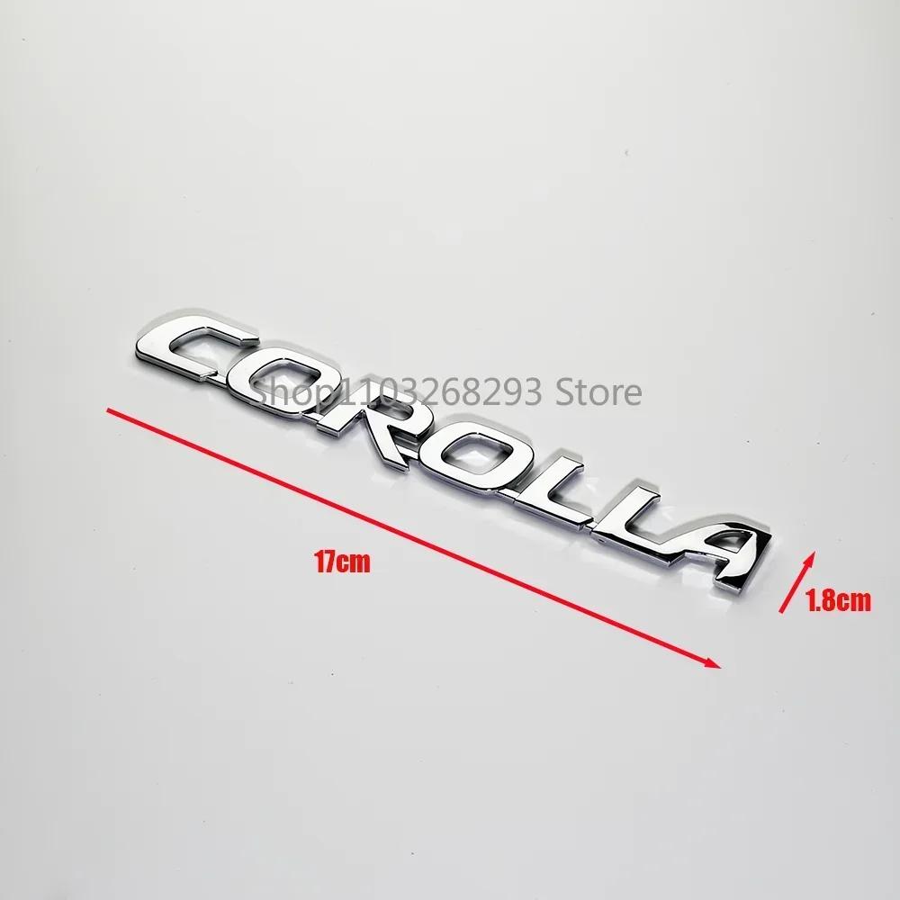 3D glossy black silver letters For Toyota Corolla Trunk Emblem Badge Stickers car accessories modified car sticker
3D glossy black silver letters For Toyota Corolla Trunk Emblem Badge Stickers car accessories modified car sticker