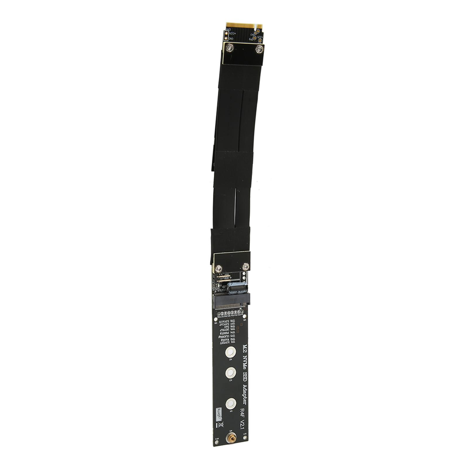 M.2 NVMe SSD Extension Cable PCB R44SF M.2 to PCI E 3.0 X4 32Gbps M Key Extender for Win for Linux 1cm / 3.9in
M.2 NVMe SSD Extension Cable PCB R44SF M.2 to PCI E 3.0 X4 32Gbps M Key Extender for Win for Linux 1cm / 3.9in