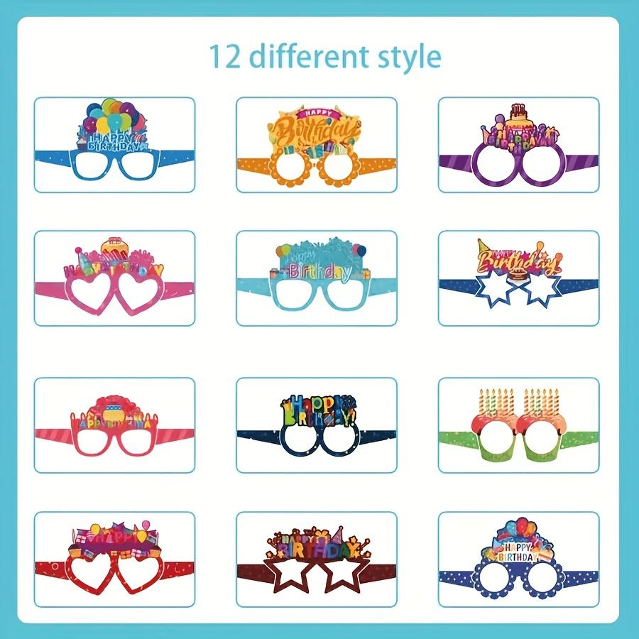 12pcs, Birthday Party Decorative Glasses, Various Designs,Happy Birthday Glasses for Party Dressing and Photo Booth Props
12pcs, Birthday Party Decorative Glasses, Various Designs,Happy Birthday Glasses for Party Dressing and Photo Booth Props