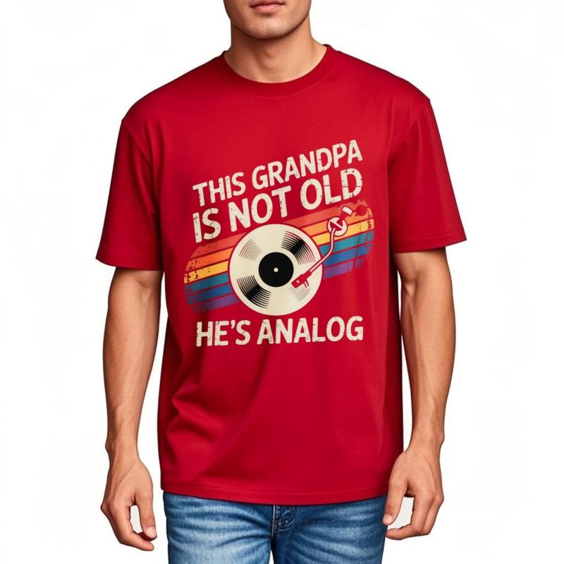 Top tees Plus Size Tshirt Soft For him Round Neck tshirt Daily Wear This Grandpa Is Not Old Hes Analog Minimalist For her tops S
Top tees Plus Size Tshirt Soft For him Round Neck tshirt Daily Wear This Grandpa Is Not Old Hes Analog Minimalist For her tops S