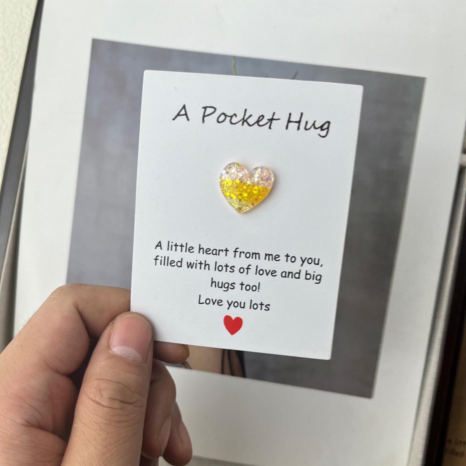 DIY Pocket Hug 3-цветная смоляная подарочная открытка с благословением в виде сердца 1 шт. One Size
DIY Pocket Hug 3-цветная смоляная подарочная открытка с благословением в виде сердца 1 шт. One Size