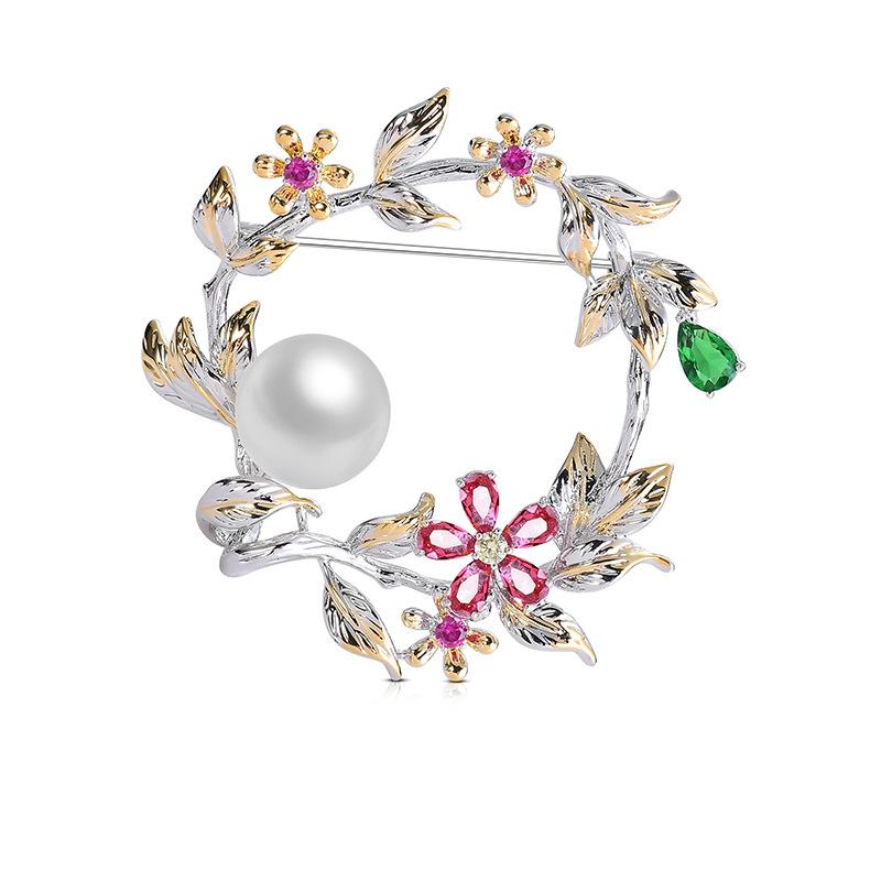SKEDS Elegant Rhinestone Women Fashion Flower Brooch Pin Pearl Creative Garland Jewelry Party Wedding Accessories Brooch Gift
SKEDS Elegant Rhinestone Women Fashion Flower Brooch Pin Pearl Creative Garland Jewelry Party Wedding Accessories Brooch Gift