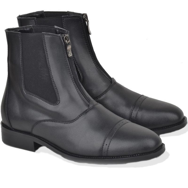 Black Cowhide Short Equestrian Boots with Front Zipper, Pointed Toe, Non-Slip Sole for Men & Women. Women s 34 чёрный
Black Cowhide Short Equestrian Boots with Front Zipper, Pointed Toe, Non-Slip Sole for Men & Women. Women s 34 чёрный