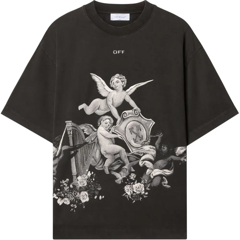 Off-White Letter Print Pattern Round Neck Drop Shoulder Short Sleeve T-Shirt Men T-Shirts Black OMAA120S25JER0011301 XS
Off-White Letter Print Pattern Round Neck Drop Shoulder Short Sleeve T-Shirt Men T-Shirts Black OMAA120S25JER0011301 XS