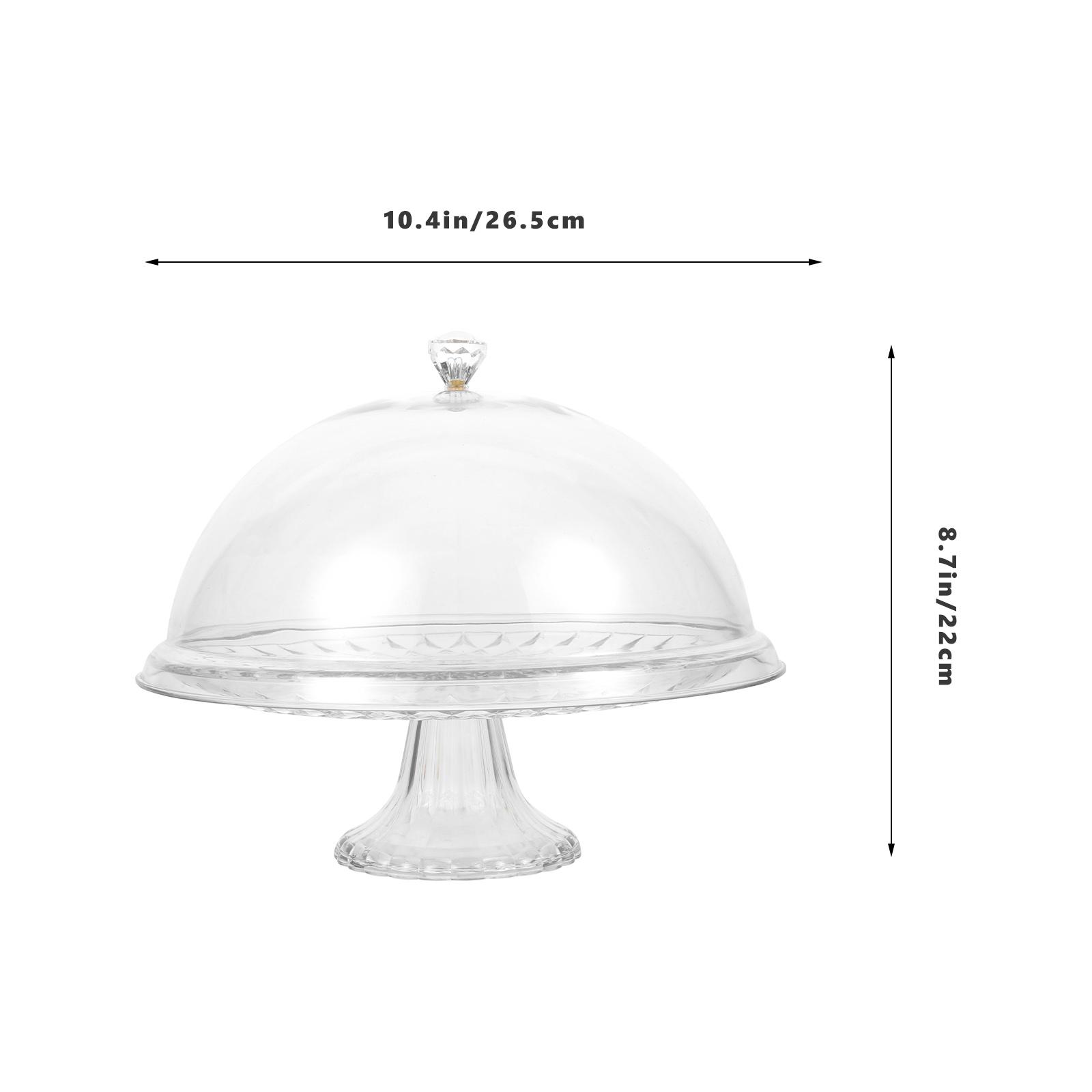 Cake Stand With Dome Clear High Foot For Wedding Party Dessert Display Cake Serving Tray Fruit Snack Plate Bakery Display
Cake Stand With Dome Clear High Foot For Wedding Party Dessert Display Cake Serving Tray Fruit Snack Plate Bakery Display