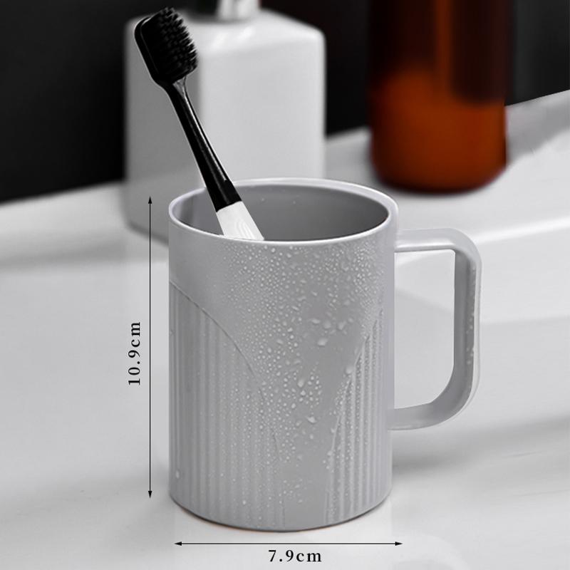 430ml Household Solid Toothbrush Cups Bathroom Durable Handle Plastic Couple Mouthwash Cup Nordic Simple Large Capacity Mug 430 ml
430ml Household Solid Toothbrush Cups Bathroom Durable Handle Plastic Couple Mouthwash Cup Nordic Simple Large Capacity Mug 430 ml