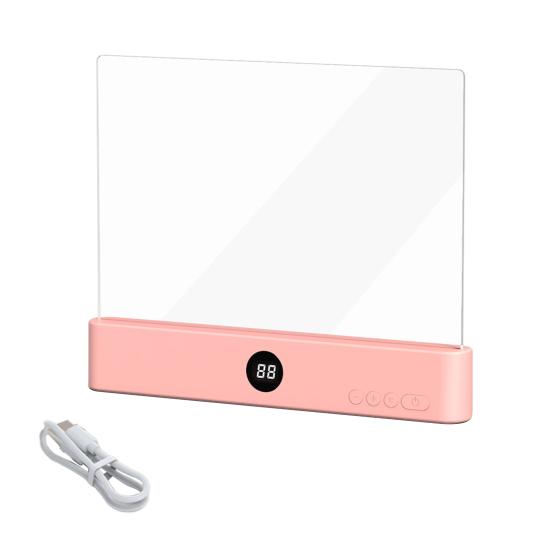 Світлодіодна лампа для читання сторінок, перезаряджувана, пласка, з розумним таймером та автоматичним вимкненням, безступінчасте регулювання яскравості, для захисту очей рожевий
Світлодіодна лампа для читання сторінок, перезаряджувана, пласка, з розумним таймером та автоматичним вимкненням, безступінчасте регулювання яскравості, для захисту очей рожевий