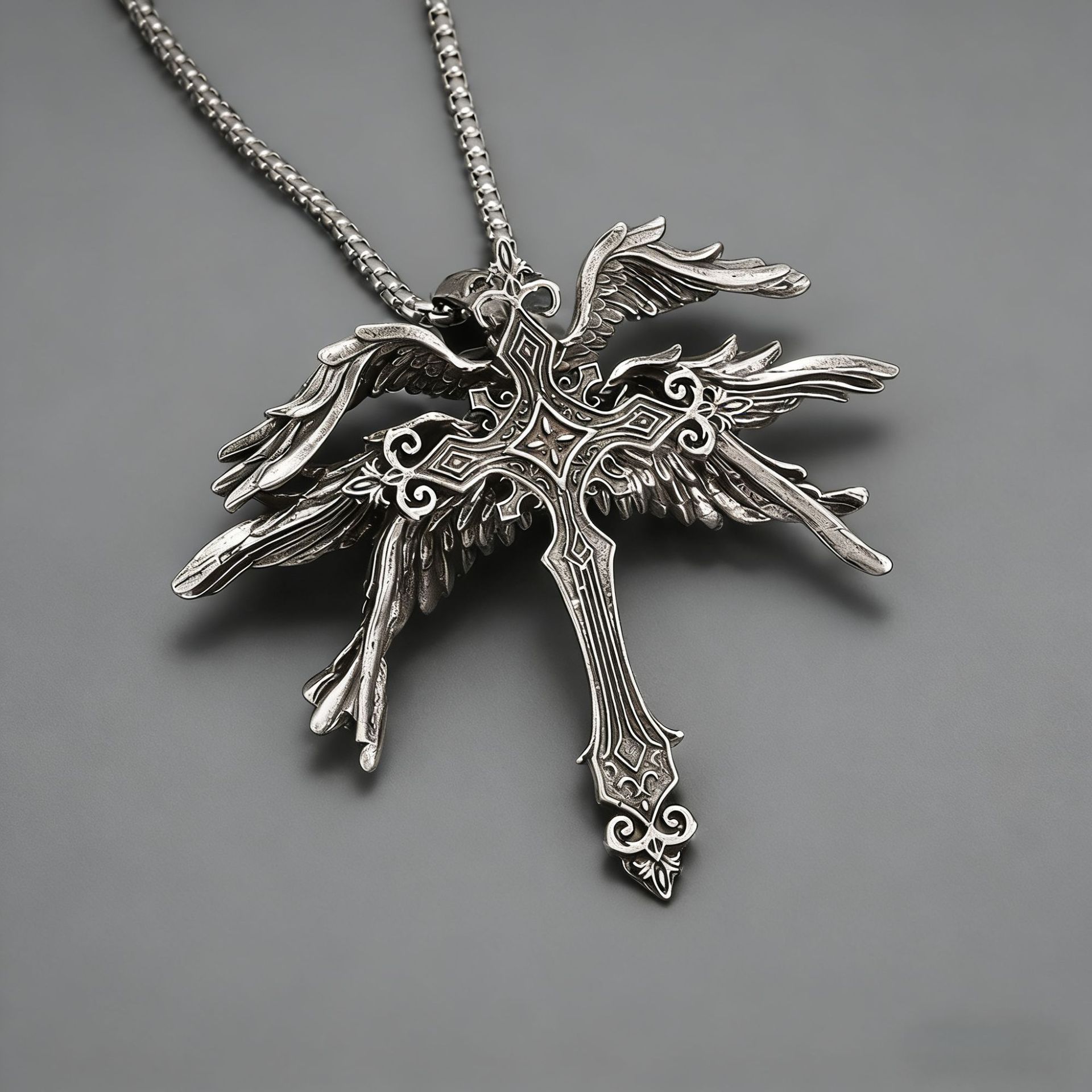 Vintage Seraph Cross Wing Necklace Punk Gothic Pendant Chain For Men And Women
Vintage Seraph Cross Wing Necklace Punk Gothic Pendant Chain For Men And Women
