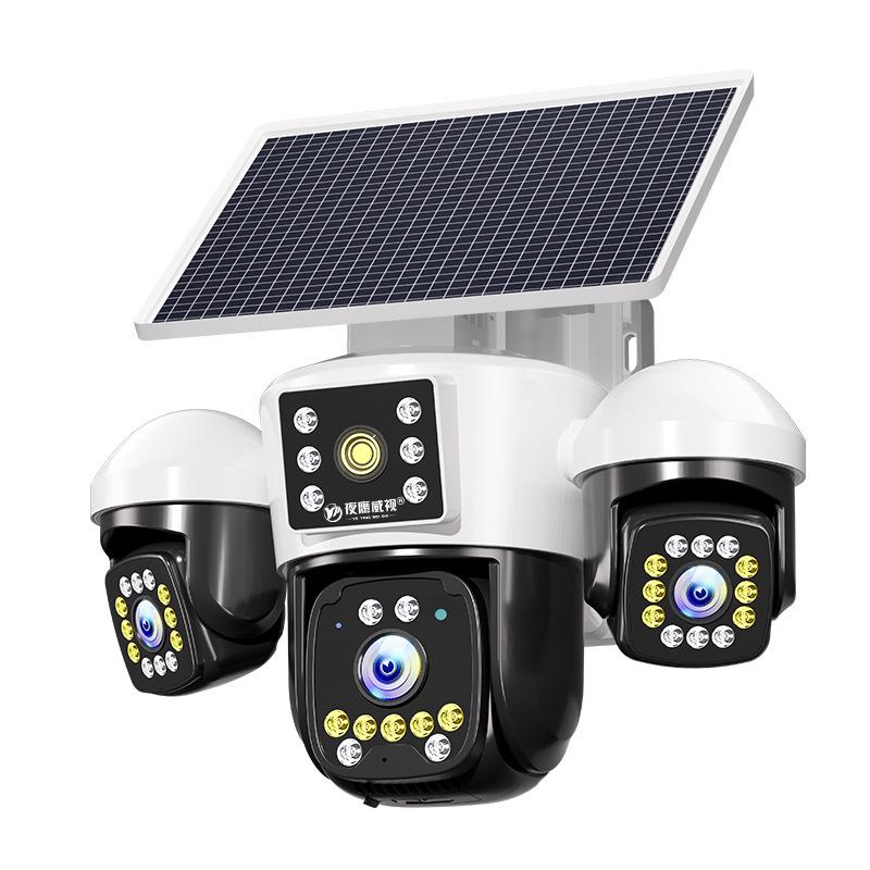 Solar AOV 4G-Powered 360° Panoramic Outdoor Camera with Three Screens and Mobile Remote Monitoring
Solar AOV 4G-Powered 360° Panoramic Outdoor Camera with Three Screens and Mobile Remote Monitoring
