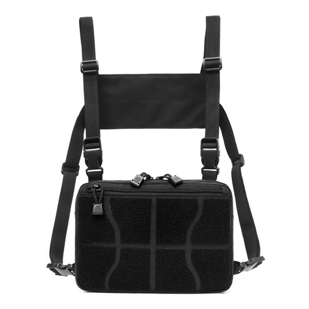 Нагрудный комплект, сумка-жилет, передний карман, сумка для переноски на открытом воздухе для походов, рыбалки, кемпинга, пешего туризма чёрный
Нагрудный комплект, сумка-жилет, передний карман, сумка для переноски на открытом воздухе для походов, рыбалки, кемпинга, пешего туризма чёрный